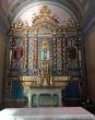 Restauration des dorures, retable du XVIIIème (Alpes-Maritimes)