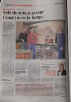 Le Bien Public , Sélénium Décor Tôle Émail Sélénium - Tôle émail décor