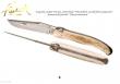 Laguiole custom Franck, ressort coquille forgé main 
