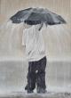Huile sur toile en lin 40x30 cm:
Vive la pluie.