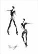 Ballet Capitole 33 (pinceau et encre sur papier A3)