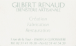 Logo de Ebénisterie Artisanale Gilbert RENAUD