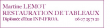 Logo de Martine LEMOT Restauration de tableaux, Atelier Art&Sciences
