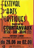 FESTIVAL D'ARTS PLASTIQUES : BESSE SUR BRAYE (72) , NICOLE BOURGAIT CONCEPT VEGETAL