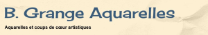 Logo de B Grange Artiste Peintre aquarelles
