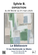 exposition de l'artiste Sylvie B.  à la librairie Le Bibliovore