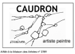 logo de didier caudron artiste-peintre