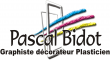 logo de pascal bidot graphiste décorateur plasticien