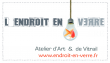 Logo de Julie GARCIA L'ENDROIT EN VERRE atelier d'art et de vitrail