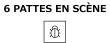 logo de Florent RAGOIS EI _ 6 PATTES EN SCÈNE
