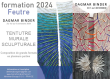 FABRICATION D'UNE TENTURE MURALE GRAND FORMAT EN FEUTRE DE LAINE