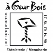 logo de guy andries à coeur bois, ébénisterie