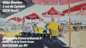 Logo de Gilles Bourdon artiste peintre