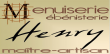 logo de Menuiserie Henry