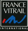 Logo de contact restauration Serge Koresski contact création Claude Bonte ERIC BONTE maitre verrier FRANCE VITRAIL INTERNATIONAL