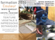 IMPRESSIONS BOTANIQUES ET TEINTURE VEGETALE MARIE MARQUET / KRYSTEL CHAVIGNY